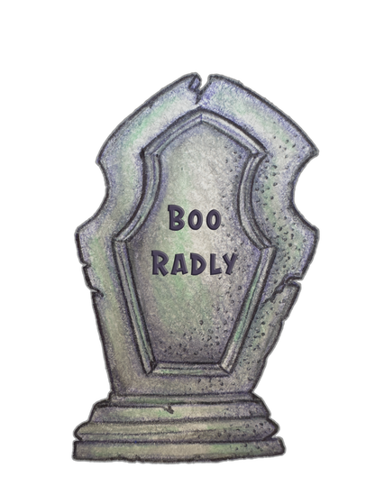 MAGNET: Tombstone for Boo Radley