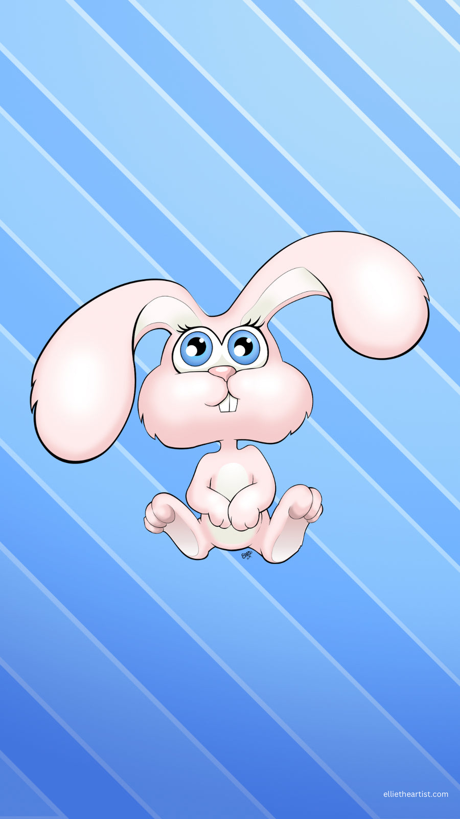 FREE Snuggle Bunny Phone Wallpaper (Digital Download)