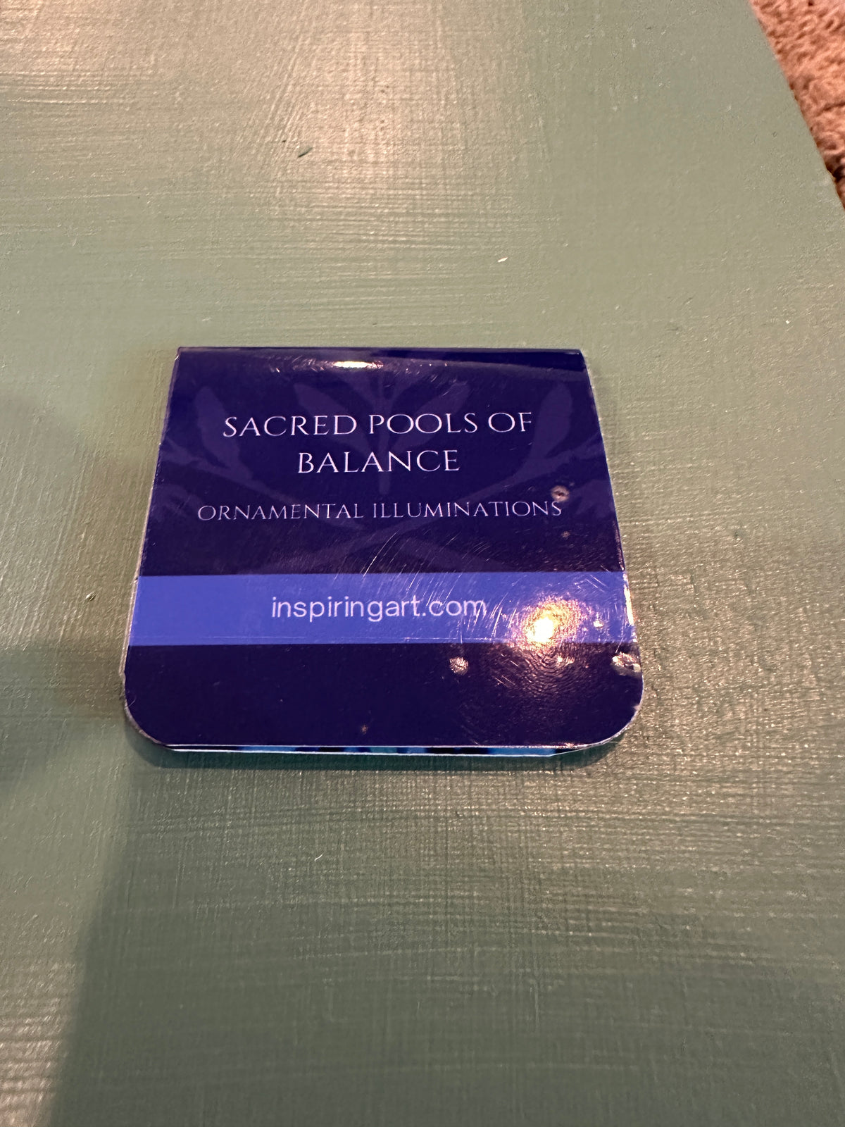 MAGNETIC BOOKMARK: 'Sacred Pools of Balance' Fine Art Painting