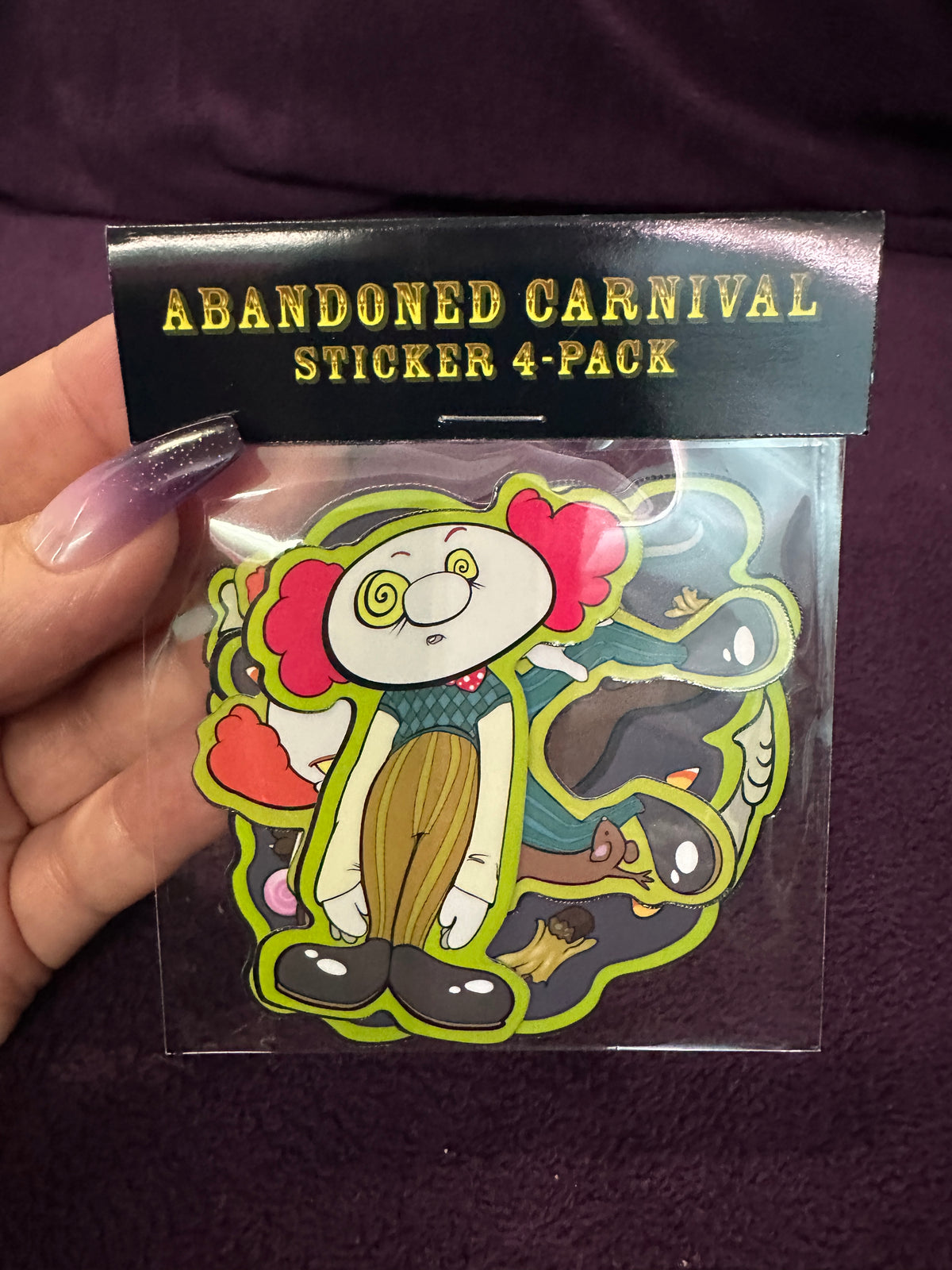STICKER PACK: Abandoned Carnival | 4-Pack