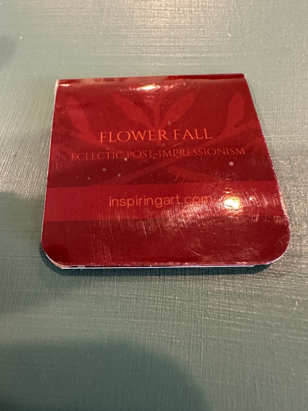 MAGNETIC BOOKMARK: 'Flower Fall' Fine Art Painting