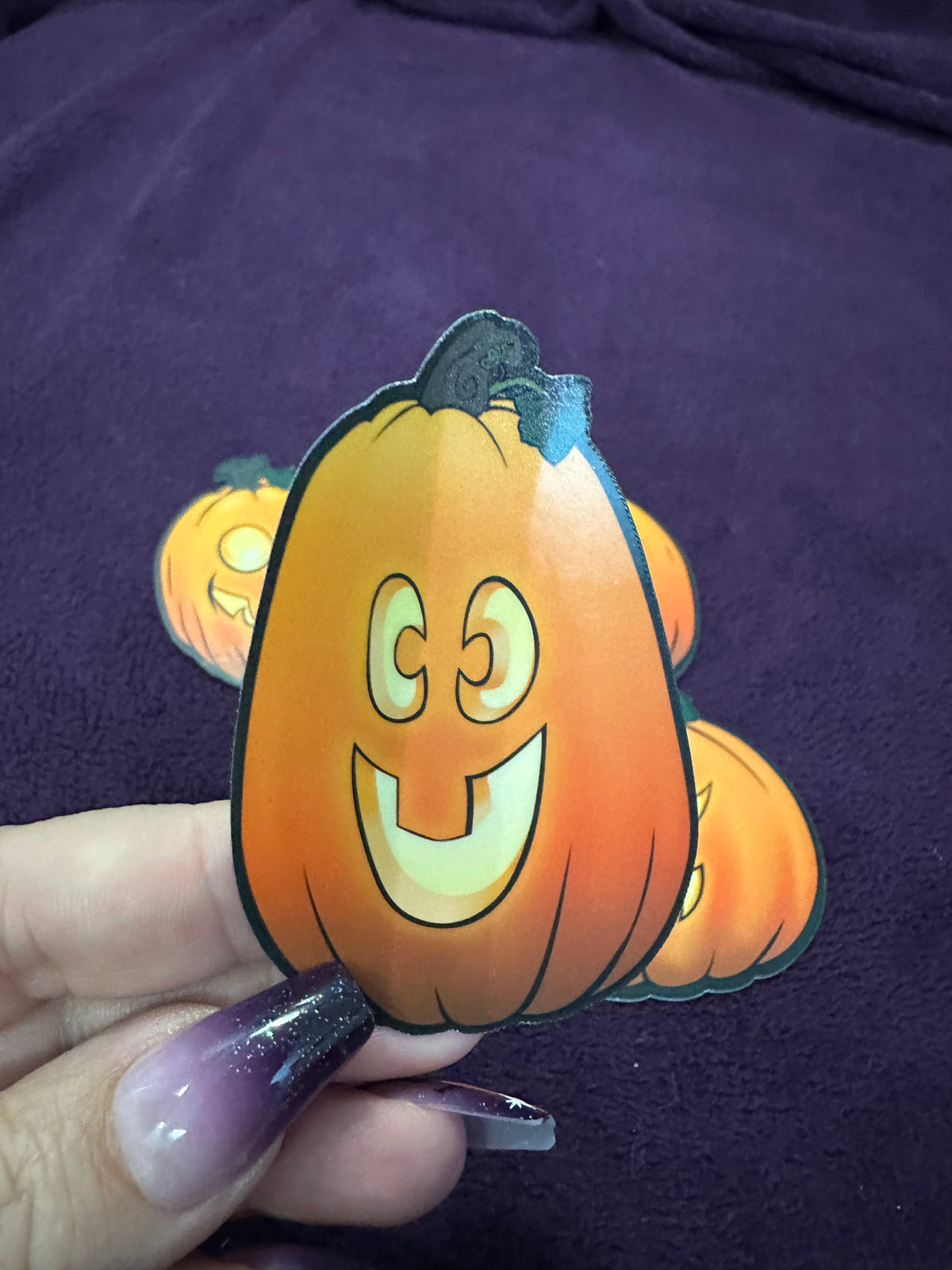 STICKER PACK: Perilous Pumpkin Pack, Set 2 with Skull-Faced Steve | 4-Pack