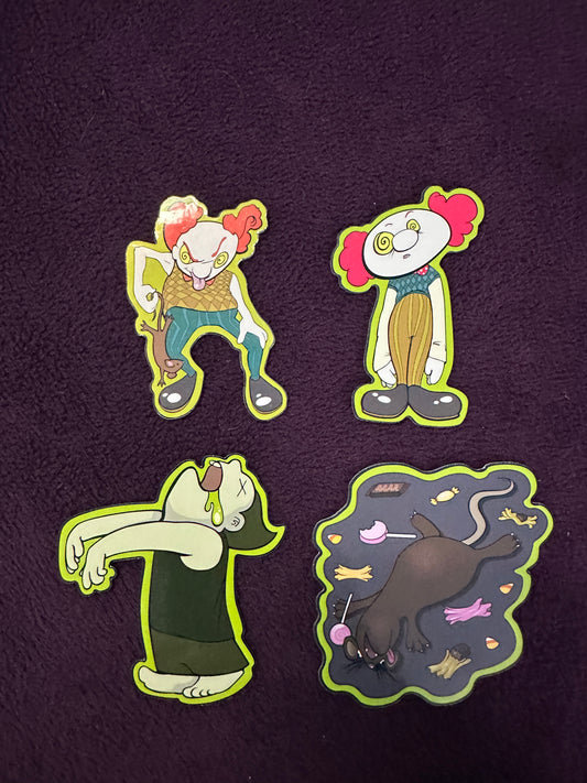 STICKER PACK: Abandoned Carnival | 4-Pack