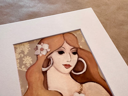 FINE ART PRINT: ‘Girl of Summer’ Fine Art Print in White Matte (Available Sizes: 8x10, 11x14, 16x20)