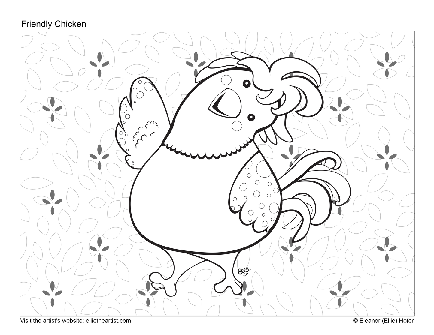 Printable Cartoon Art Coloring Book | 44 Kids Coloring Pages Digital Download