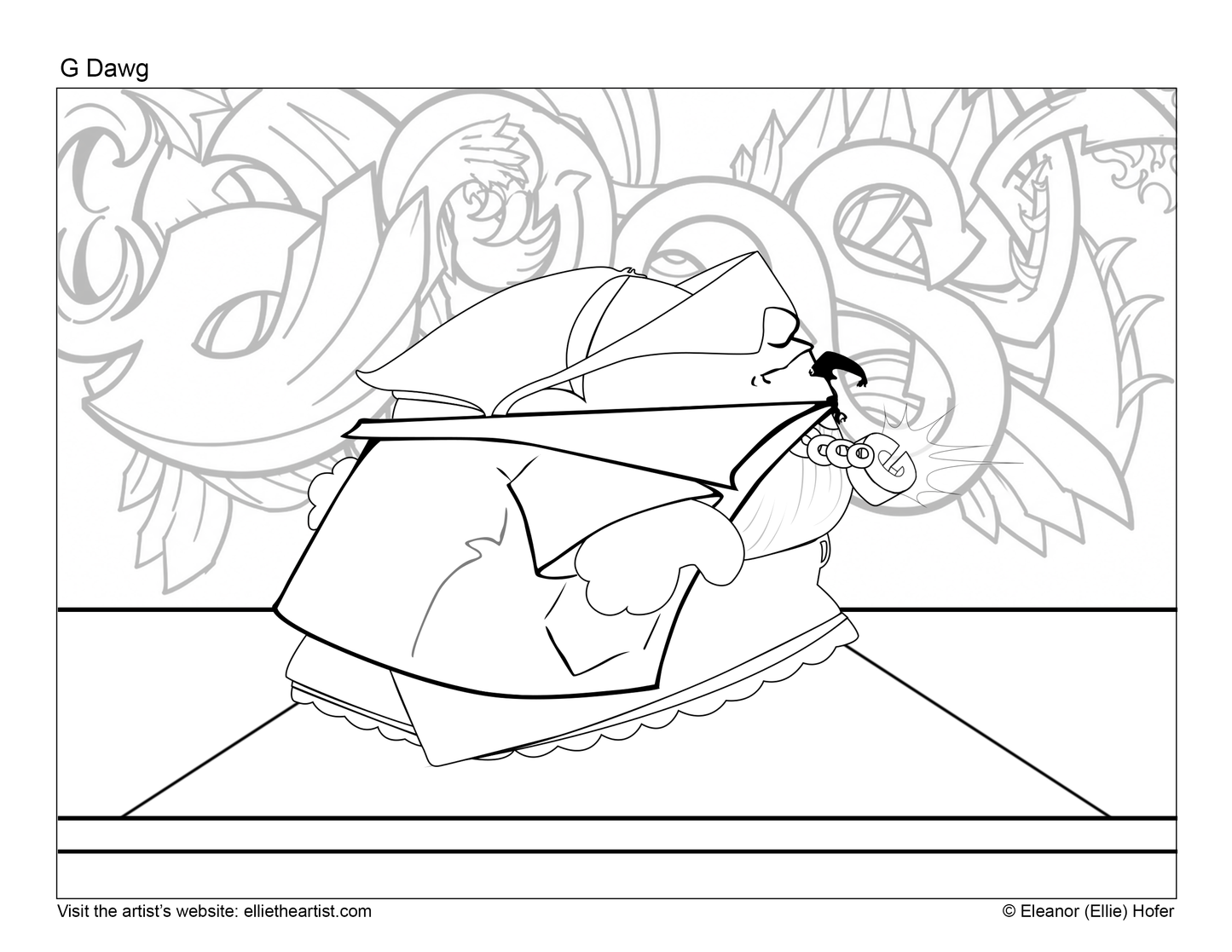 Printable Cartoon Art Coloring Book | 44 Kids Coloring Pages Digital Download