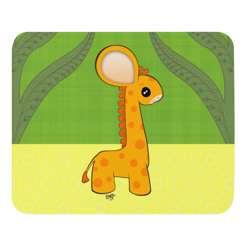 Baby Giraffe mouse pad from the African Savanna Collection