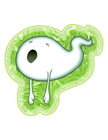 STICKER PACK: Haunted Graveyard Ghosts and Tombstones of Claire Voyance and Ima Rottin | 4-Pack