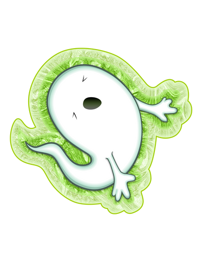 STICKER PACK: Haunted Graveyard Ghosts and Tombstones of Dee Compose and Anita Shovel | 4-Pack