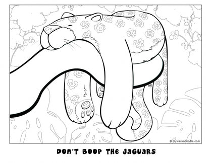 FREE Jaguar Coloring Page (Digital Download)