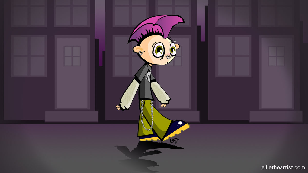 FREE Punk Kid Desktop Wallpaper (Digital Download)