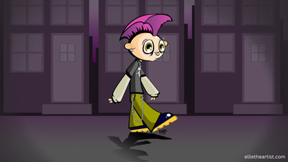 FREE Punk Kid Desktop Wallpaper (Digital Download)
