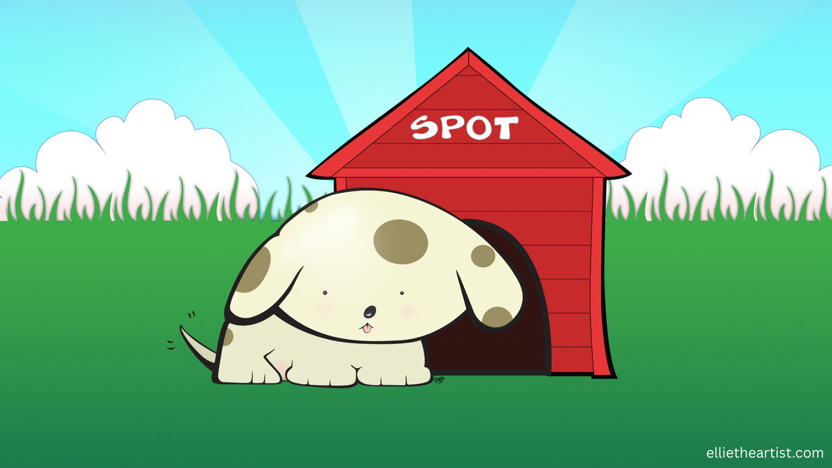 FREE Spot the Puppy Desktop Wallpaper (Digital Download)