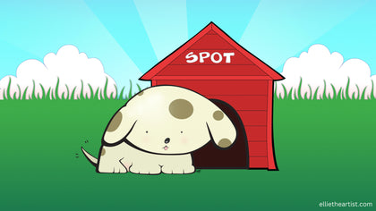 FREE Spot the Puppy Desktop Wallpaper (Digital Download)