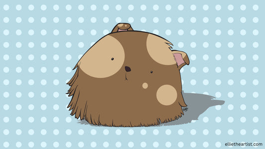 FREE Guinea Pig Desktop Wallpaper (Digital Download)