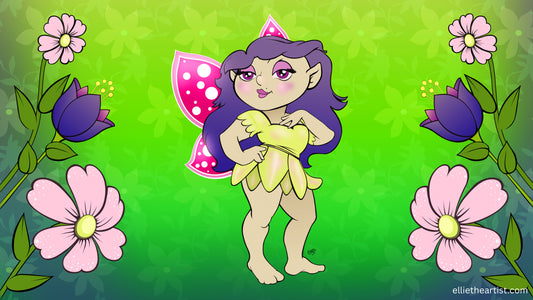 FREE Sassy Fairy Desktop Wallpaper (Digital Download)