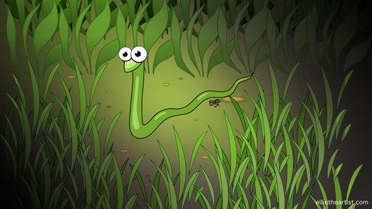 FREE Sam the Slithery Snake Desktop Wallpaper (Digital Download)