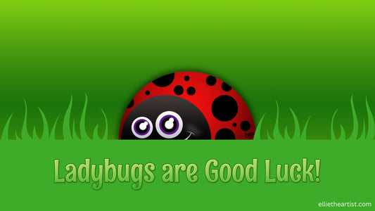 FREE Lucky Ladybug Desktop Wallpaper (Digital Download)