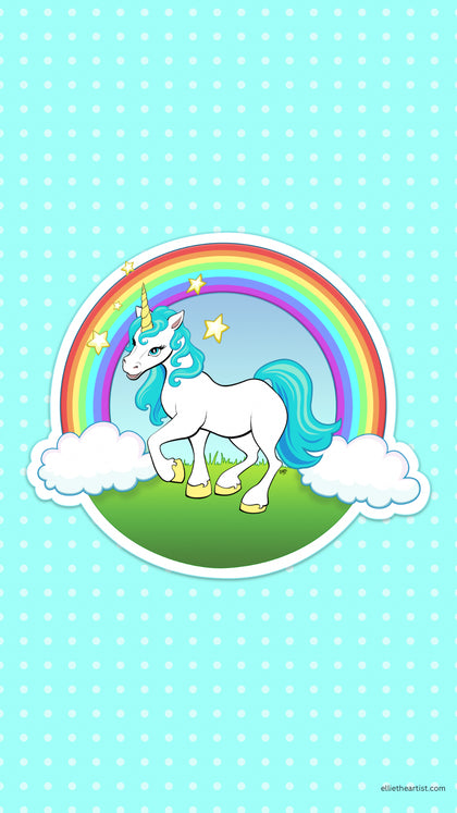 FREE Magical Unicorn Phone Wallpaper (Digital Download)