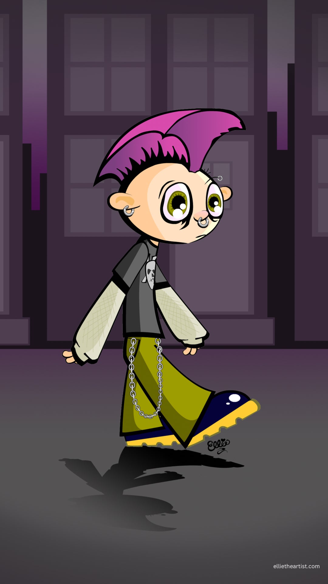 FREE Punk Kid Phone Wallpaper (Digital Download)
