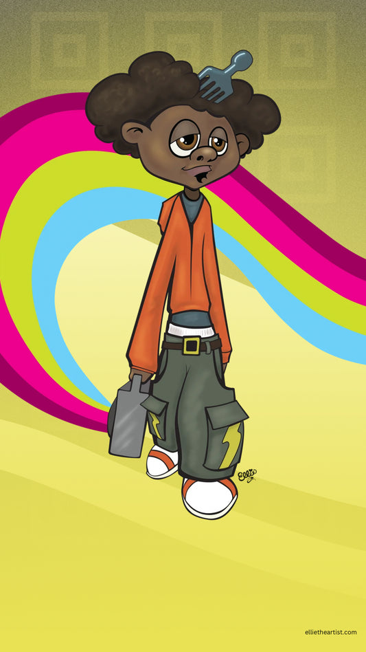 FREE Hip Hop Straight Up Vibin’ Phone Wallpaper (Digital Download)