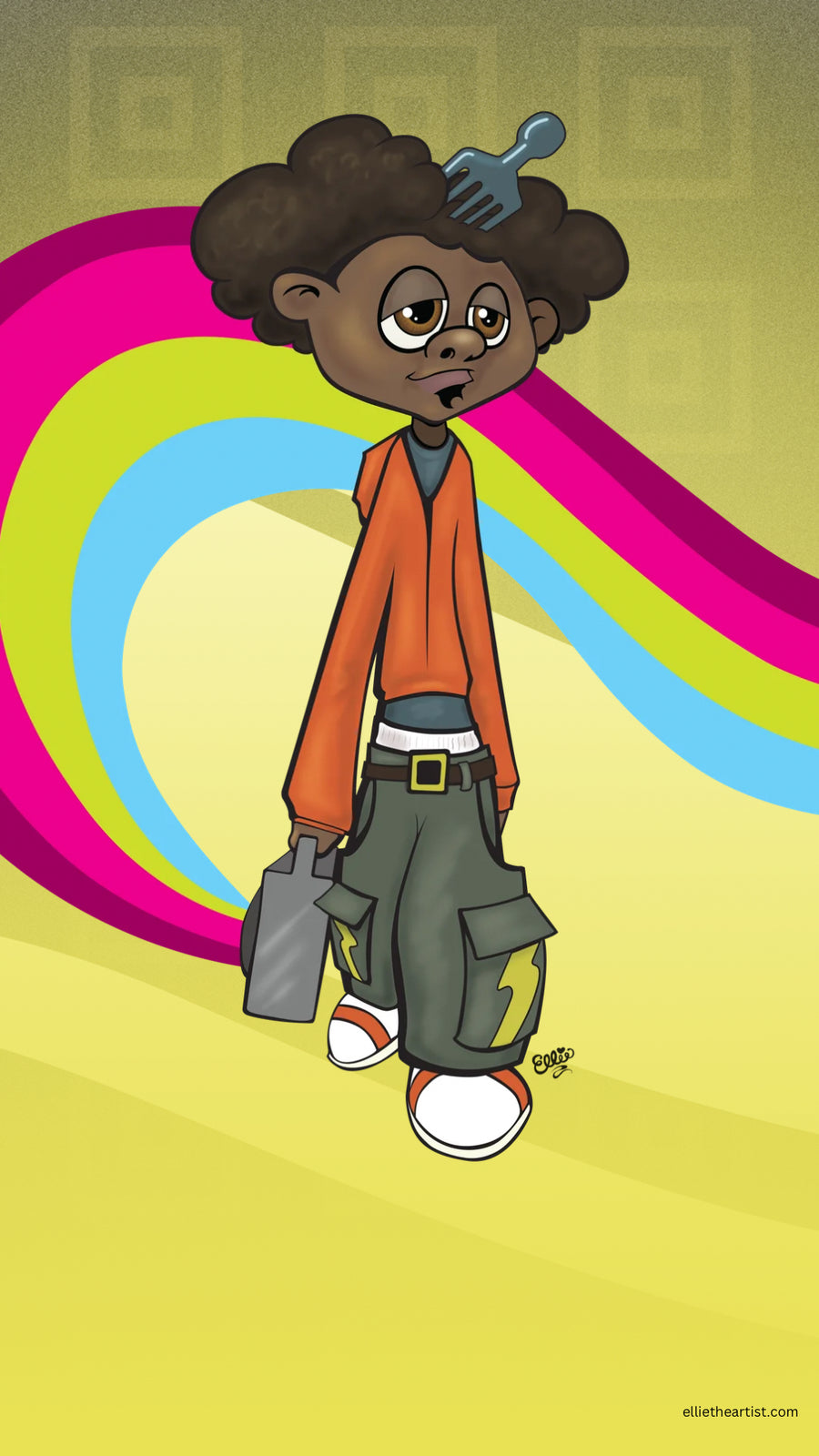 FREE Hip Hop Straight Up Vibin’ Phone Wallpaper (Digital Download)