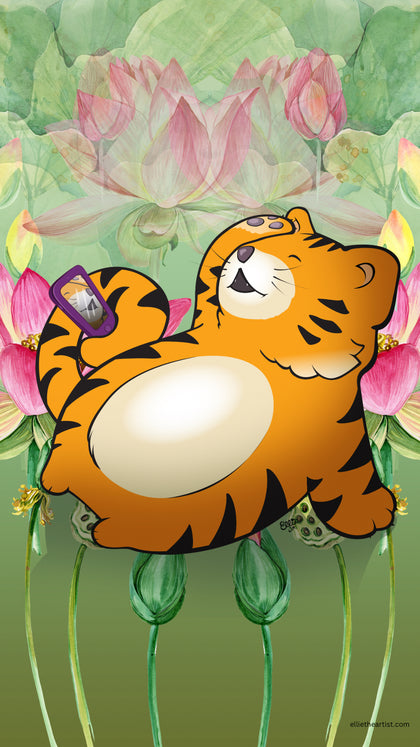 FREE Insta Tiger Phone Wallpaper (Digital Download)