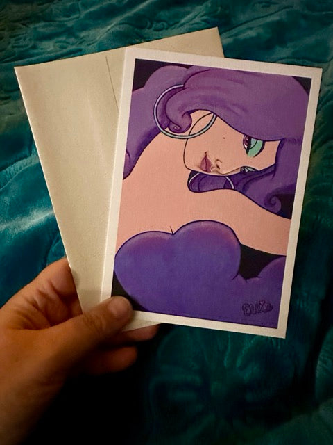 GREETING CARD: 'Beauty Mark' Fine Art Painting