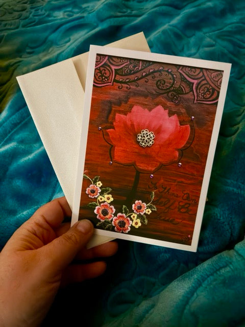 GREETING CARD: 'To Thine Own Self Be True' Fine Art Painting
