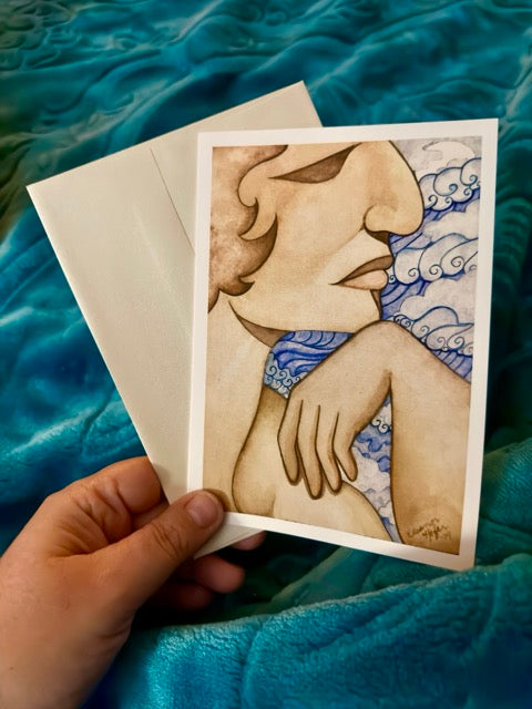 GREETING CARD: 'Odysseus' Fine Art Painting