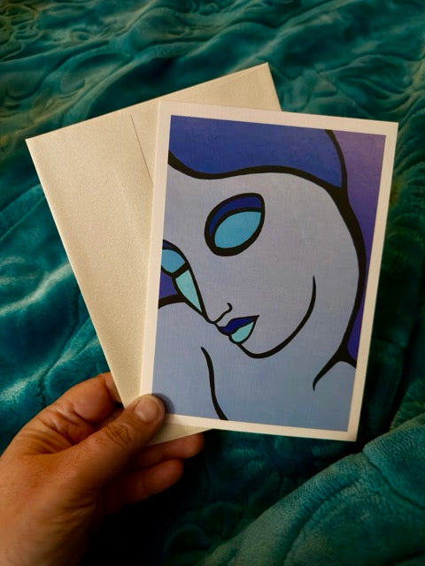 GREETING CARD: 'Rest' Fine Art Painting