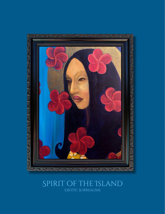 GREETING CARD: 'Spirit of the Island' Greeting Card on Fine Art Paper with Envelope (5x7in.)