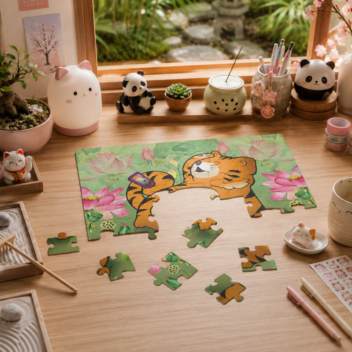 INSTA TIGER Cartoon Kids Puzzle (30 Piece) - Fun Learning Activity Gift for Kids