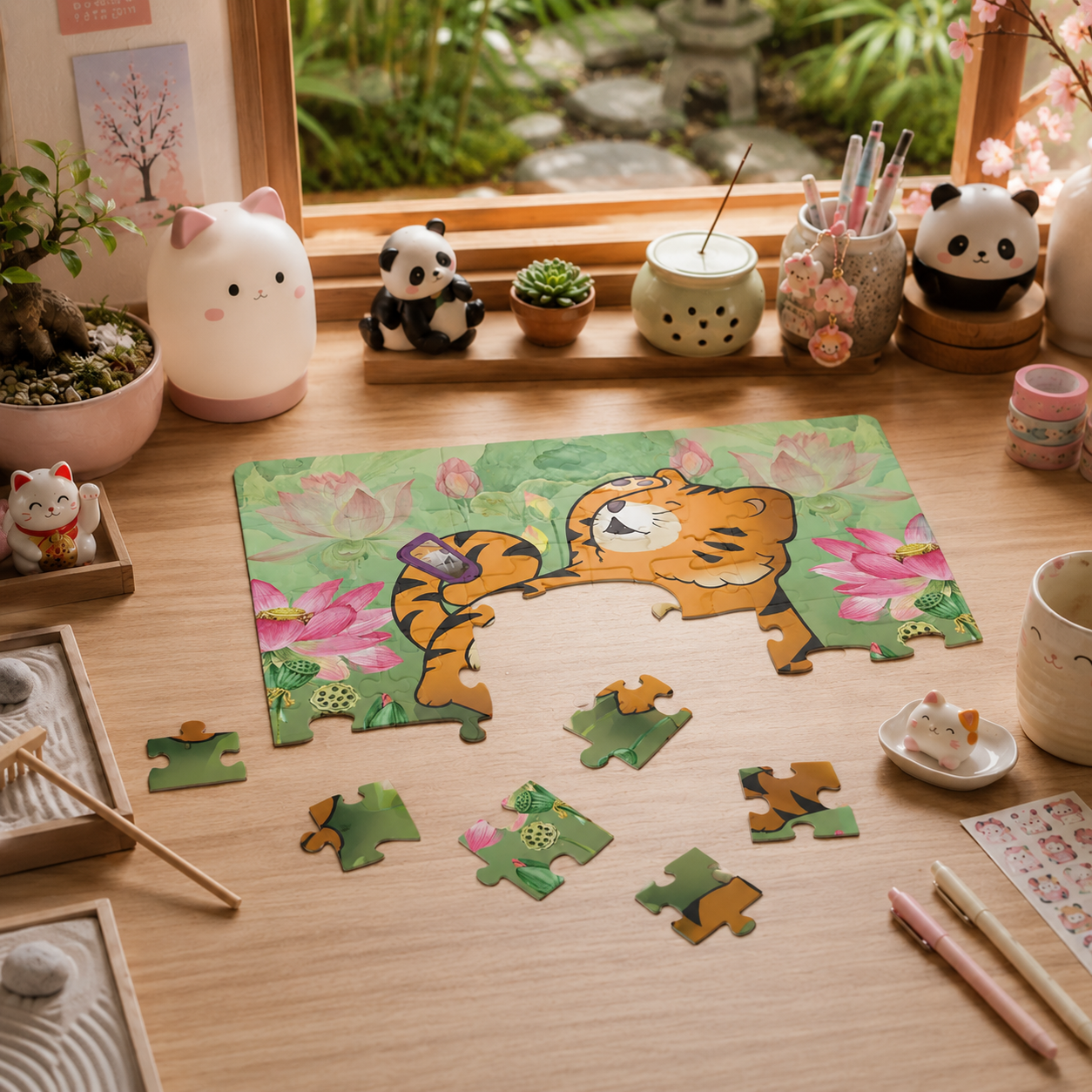 INSTA TIGER Cartoon Kids Puzzle (30 Piece) - Fun Learning Activity Gift for Kids