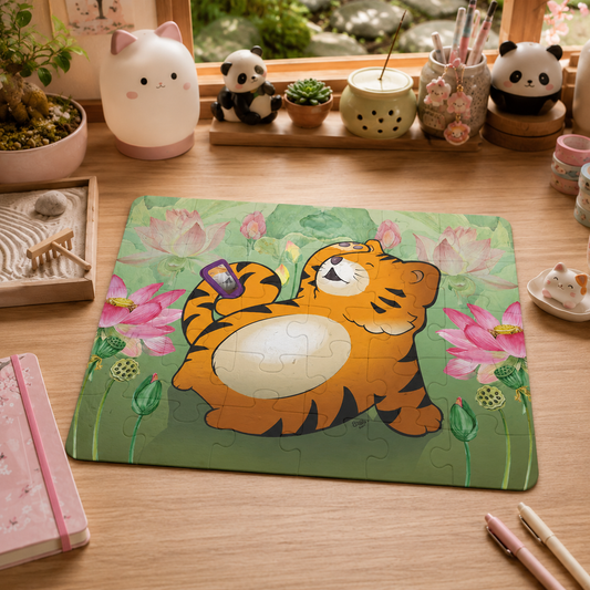 INSTA TIGER Cartoon Kids Puzzle (30 Piece) - Fun Learning Activity Gift for Kids