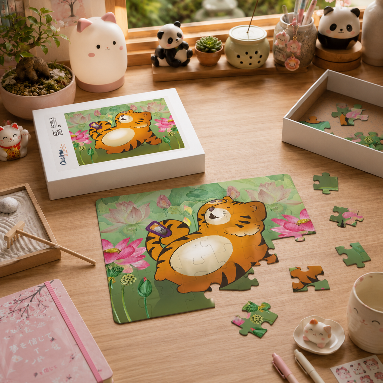 INSTA TIGER Cartoon Kids Puzzle (30 Piece) - Fun Learning Activity Gift for Kids