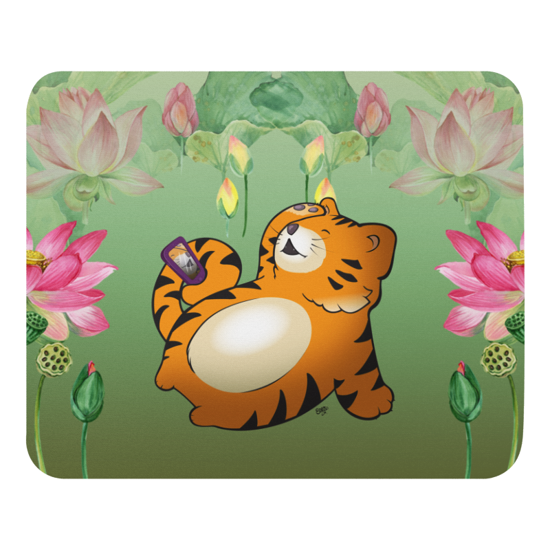 Insta Tiger mouse pad from the Zen Garden Collection