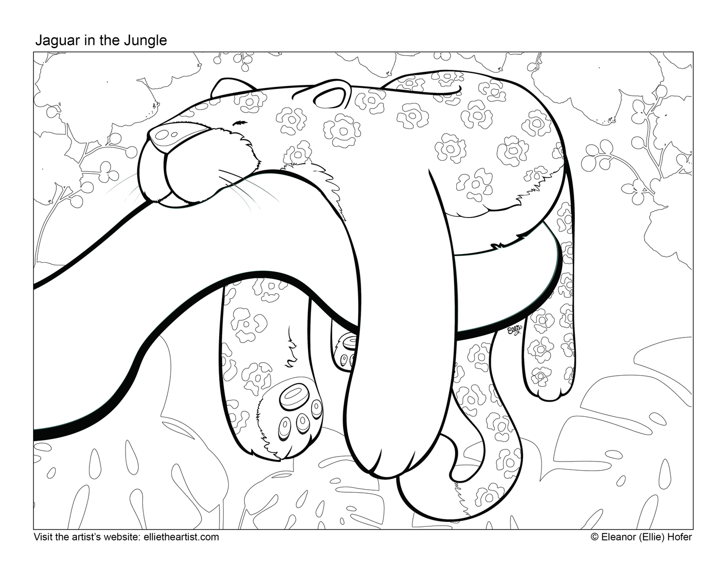 Printable Cartoon Art Coloring Book | 44 Kids Coloring Pages Digital Download