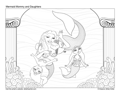 Printable Cartoon Art Coloring Book | 44 Kids Coloring Pages Digital Download