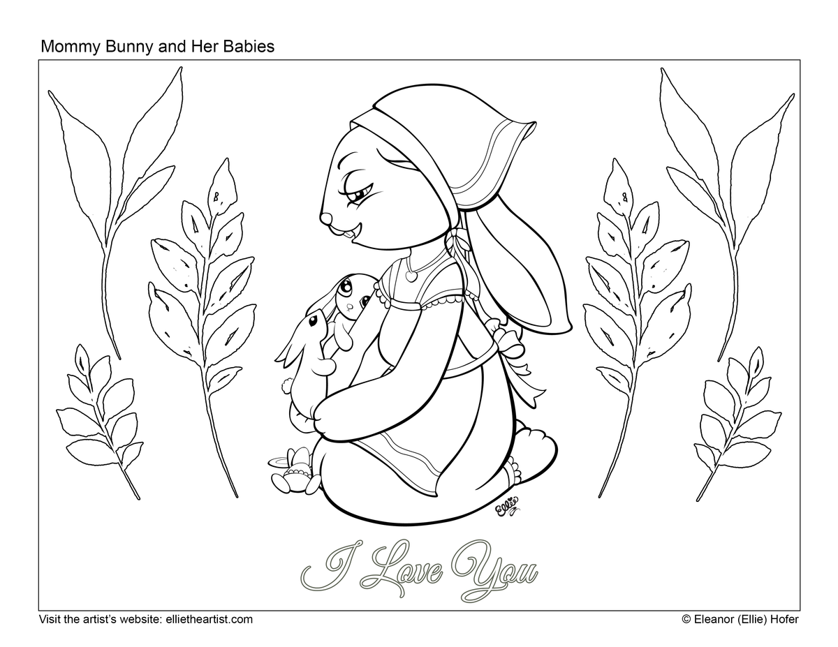 Printable Cartoon Art Coloring Book | 44 Kids Coloring Pages Digital Download
