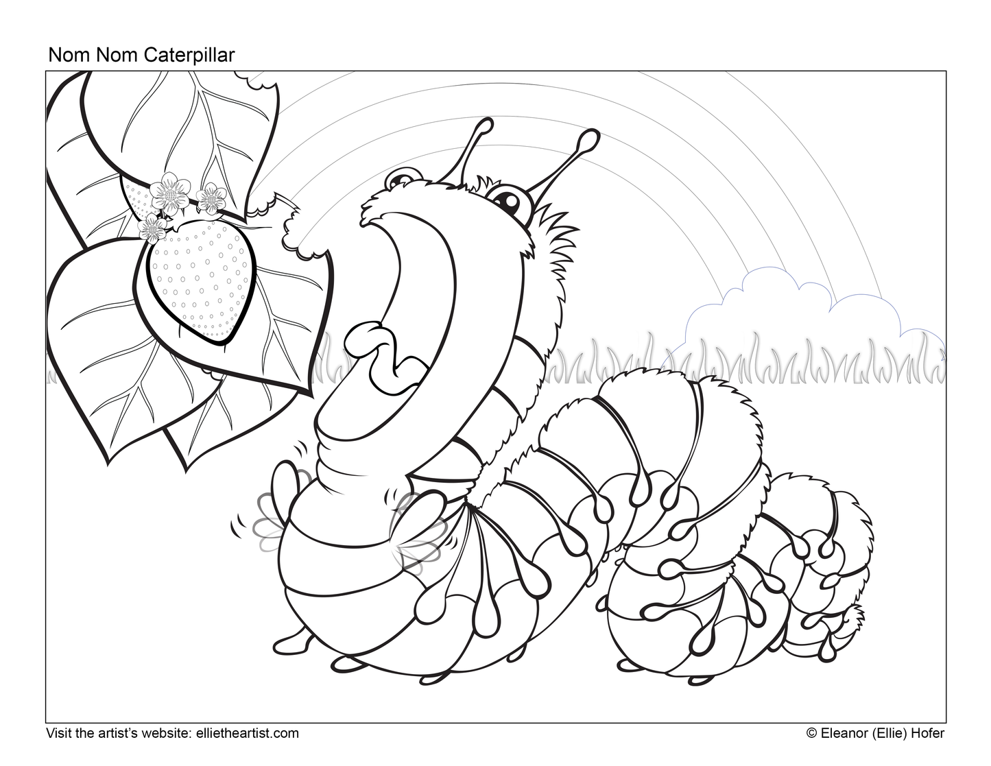Printable Cartoon Art Coloring Book | 44 Kids Coloring Pages Digital Download