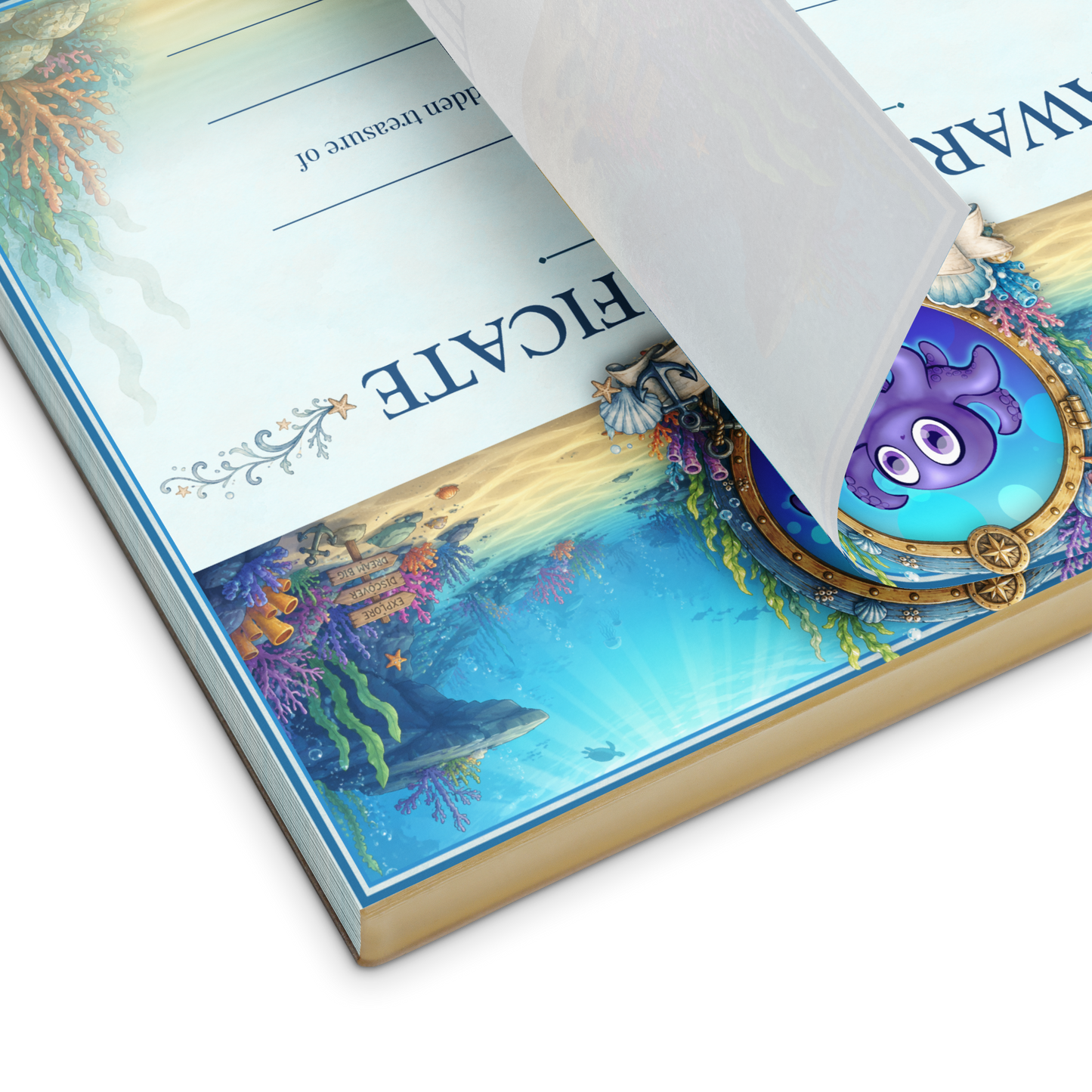 Ocean Explorer Reward Certificate Pad | Kids Award Certificates