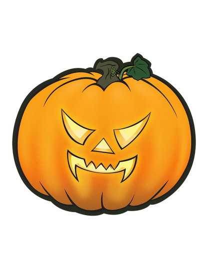 STICKER PACK: Perilous Pumpkin Pack, Set 2 with Skull-Faced Steve | 4-Pack