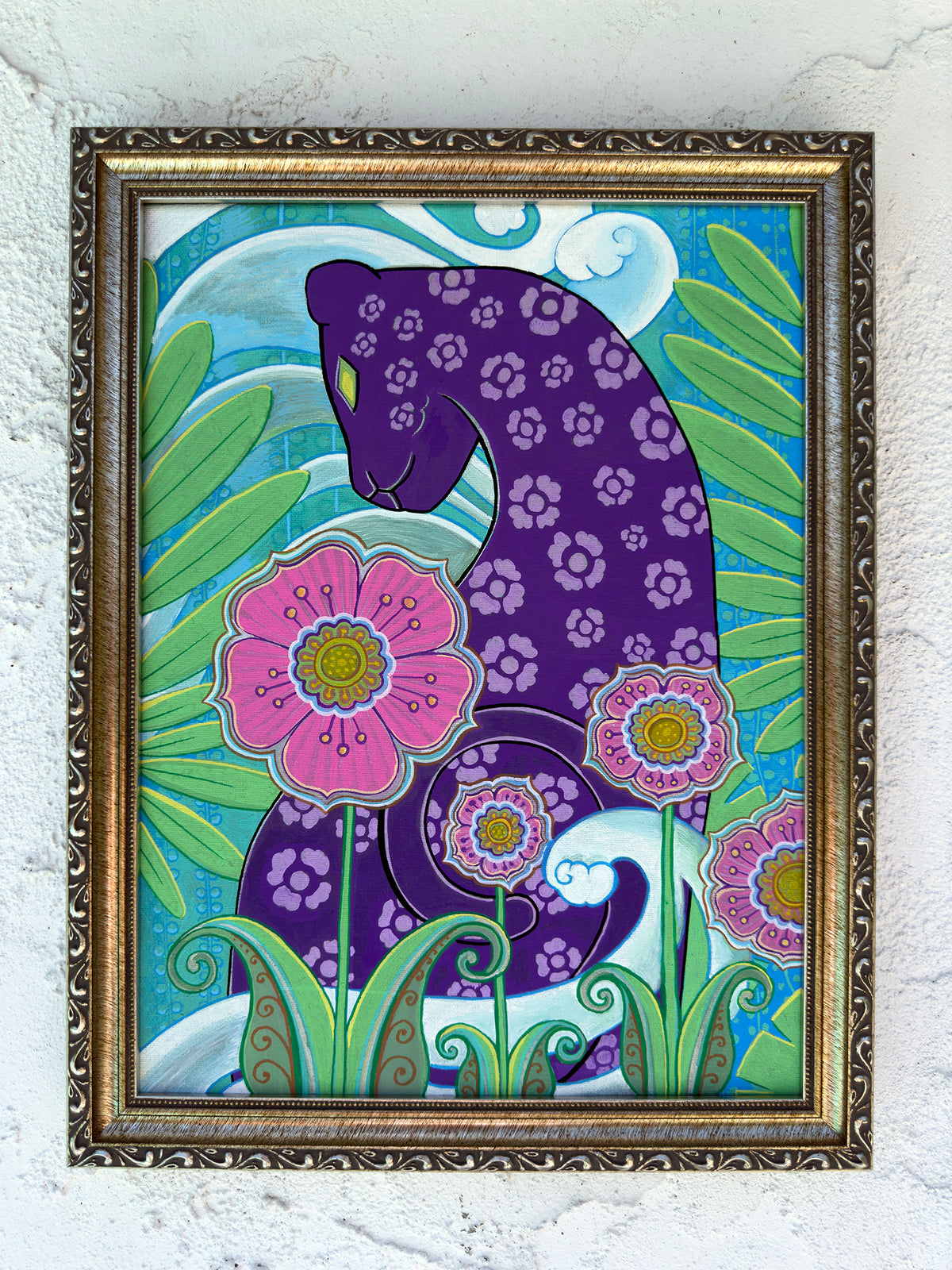 'Queen of the Moonlit Garden' Fine Art Painting