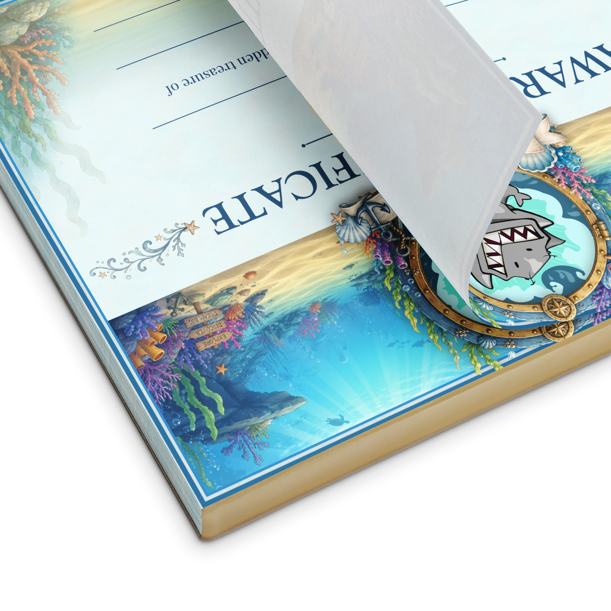 Ocean Explorer Reward Certificate Pad | Kids Award Certificates