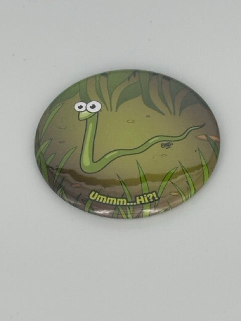 Sam the Snake Round Refrigerator Magnet | Cute Cartoon Character Magnet | 2.25 Inch Fridge Magnet