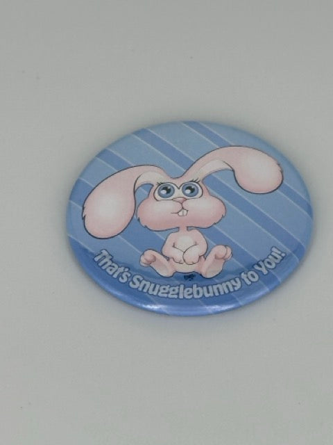 Snuggle Bunny Round Refrigerator Magnet | Cute Cartoon Character Magnet | 2.25 Inch Fridge Magnet