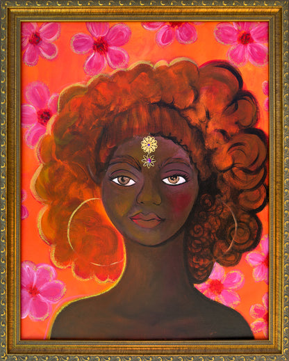 ORIGINAL PAINTING: 'Sun-Kissed with Gold' Fine Art Painting
