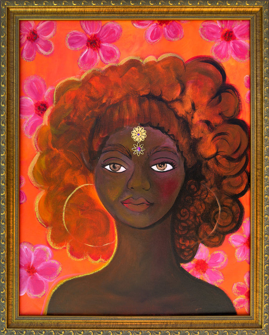 ORIGINAL PAINTING: 'Sun-Kissed with Gold' Fine Art Painting