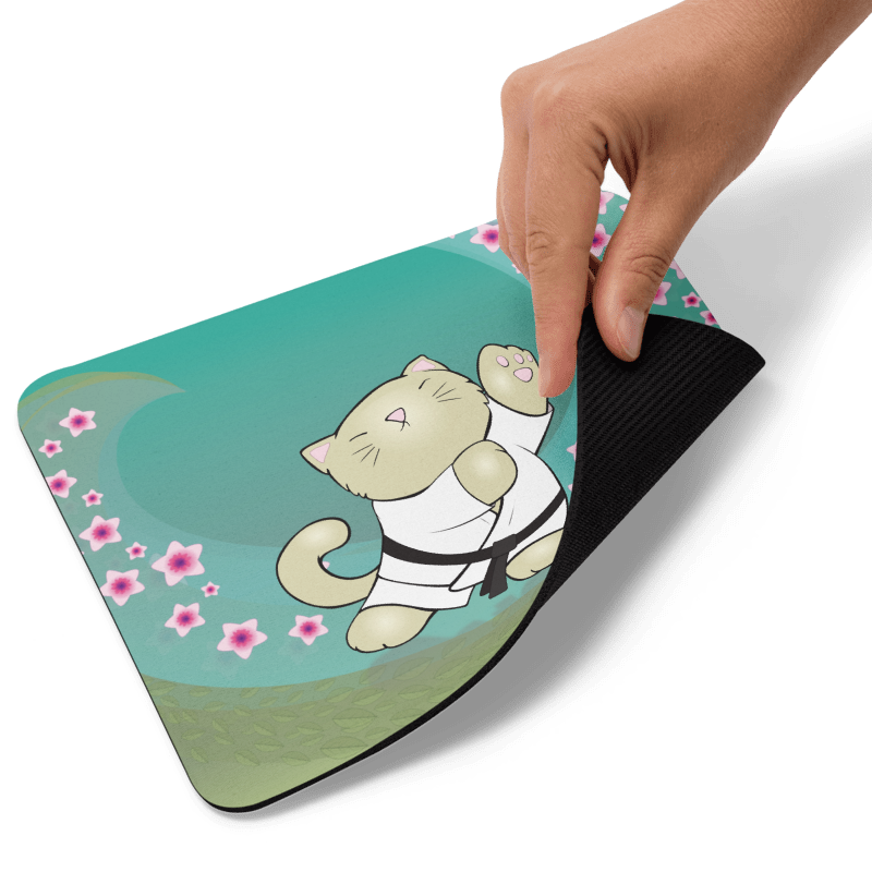 Tai Chi Kitty | Mousepad | Zen Garden Collection